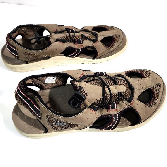 New Balance Mens Size 12 Closed Toe Hiking Water Sandals Brown Trail Unworn - Picture 1 of 11
